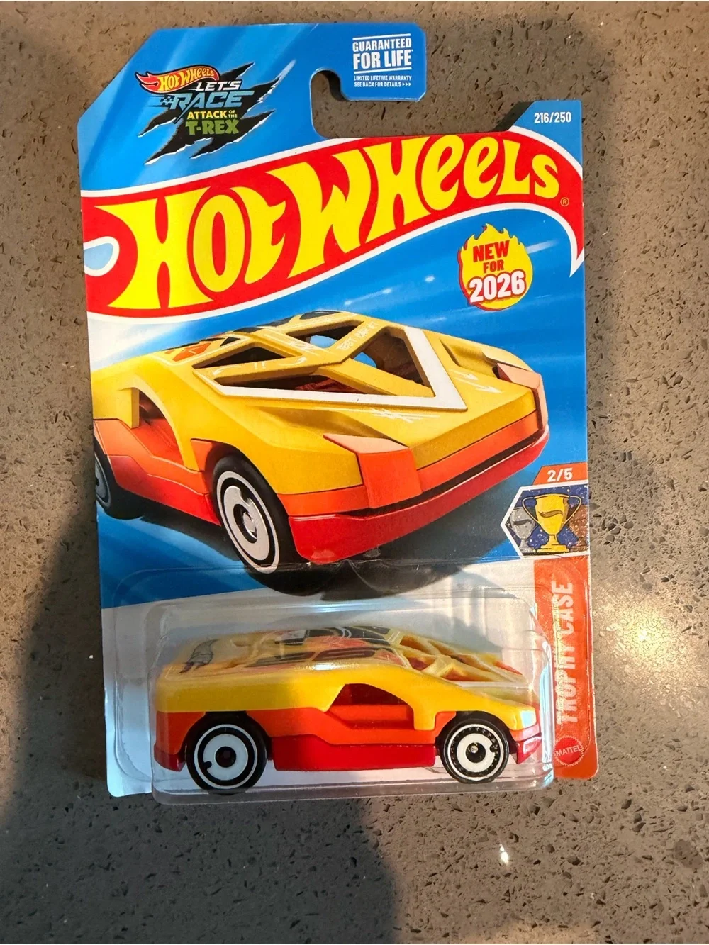 Hot Wheels Yellow & Red Die-Cast Toy Car - 2026 Release